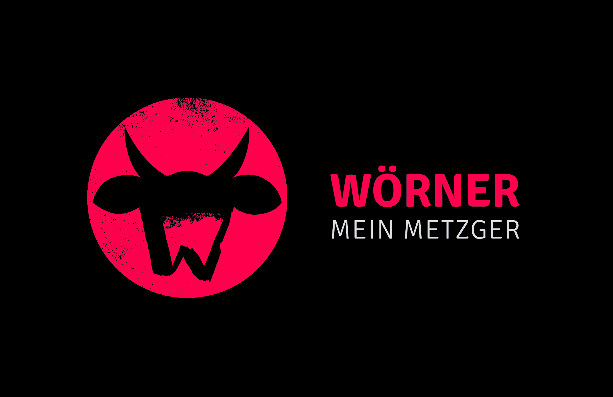 Logo Wörner auf schwarzem Hintergrund